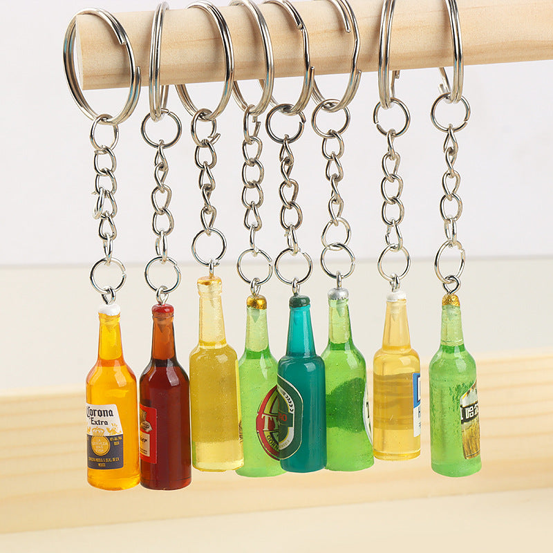 Wholesale Beer bottle keychain