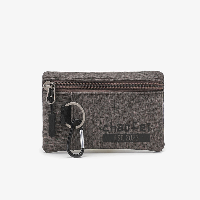 Wholesale Oxford Cloth Coin Purse Waterproof Portable Coin Bag Keychain Lanyard Keychain ACC-KC-YingLi002