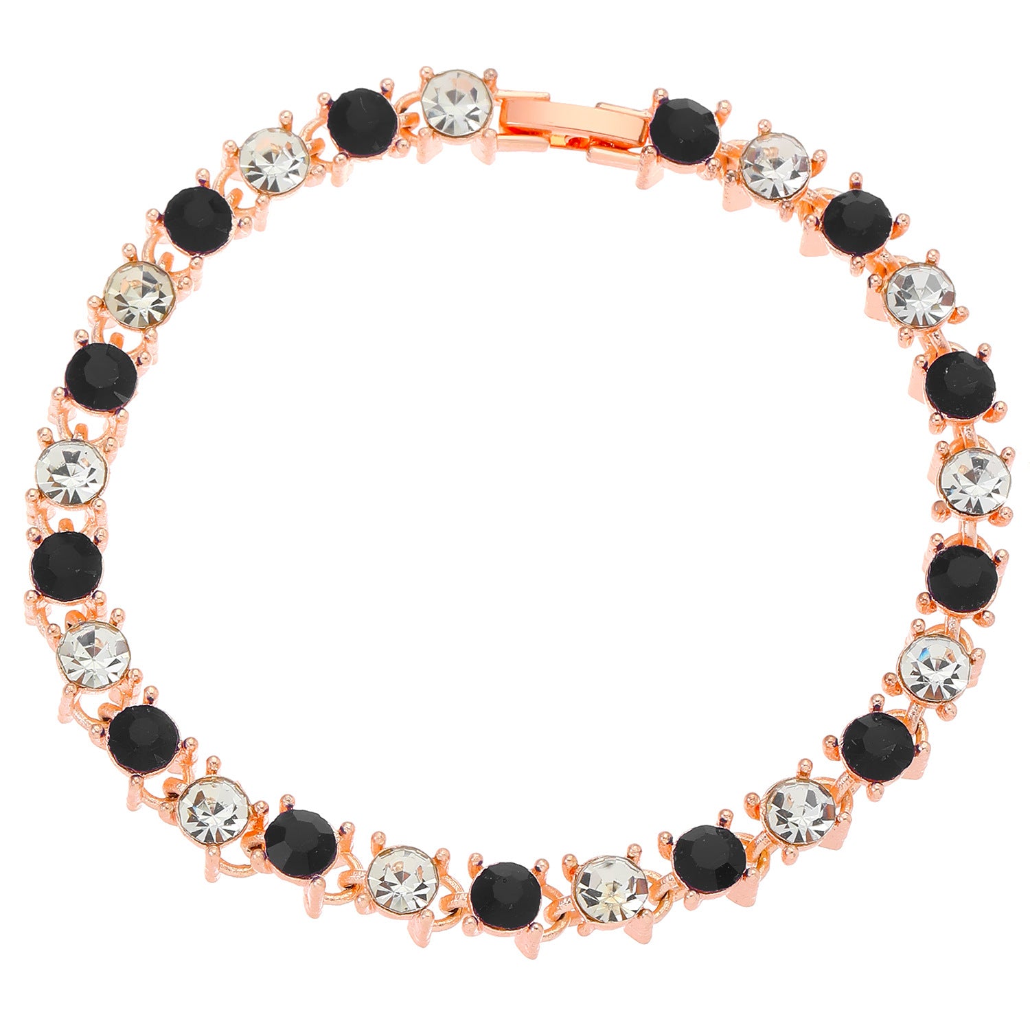 Wholesale Colorful rhinestone necklace earrings and ring set