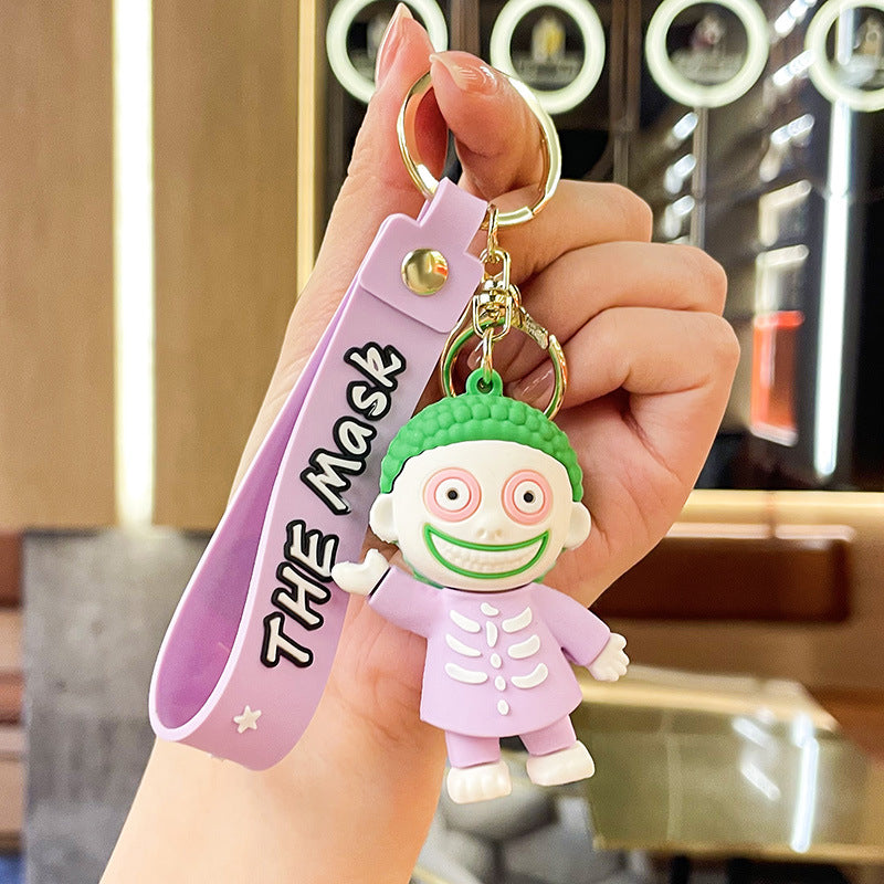 Wholesale Christmas Cartoon Cute PVC Soft Glue Keychains ACC-KC-XJY004