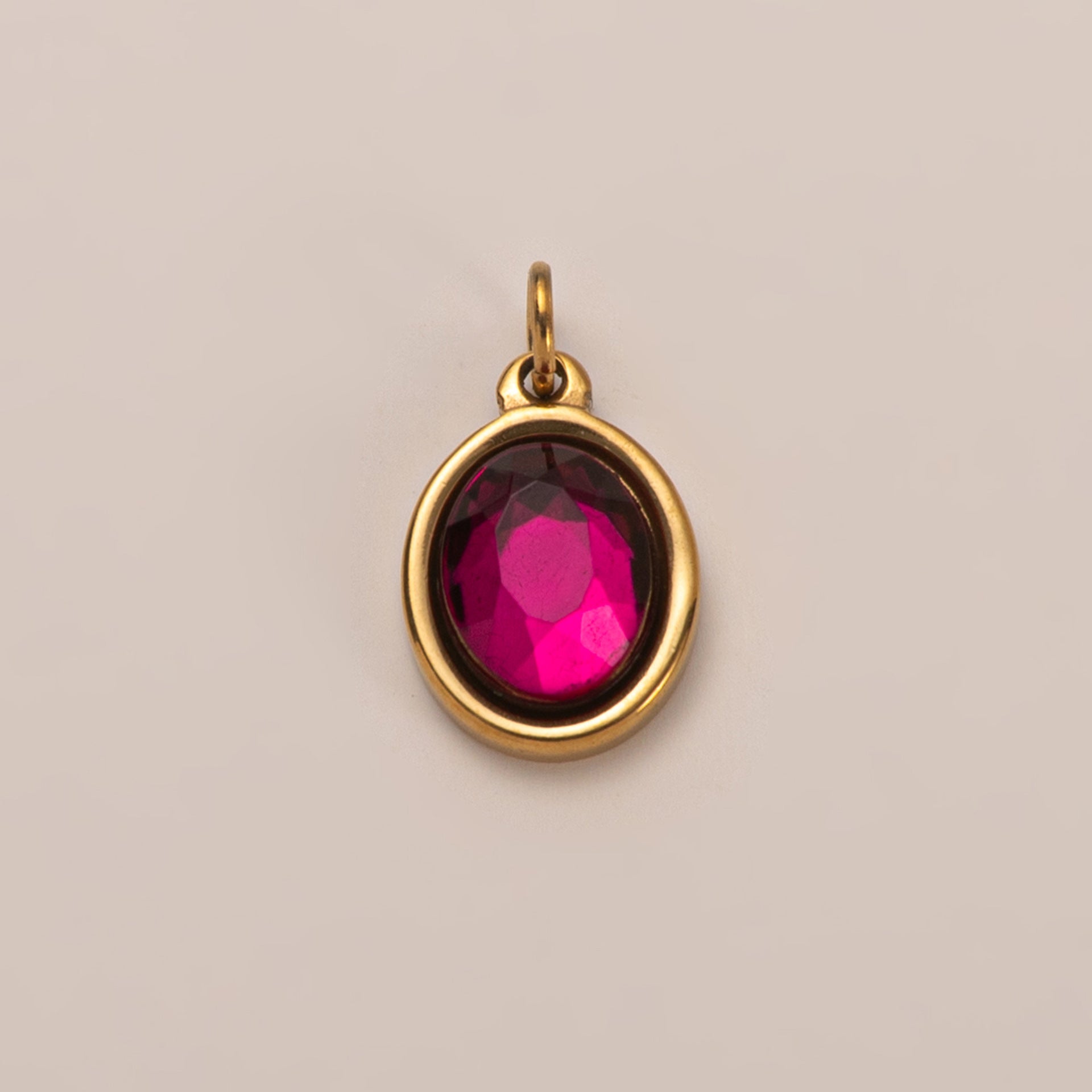 Wholesale Stainless Steel December Birthstone Valentine' s Day DIY Zircon Necklace