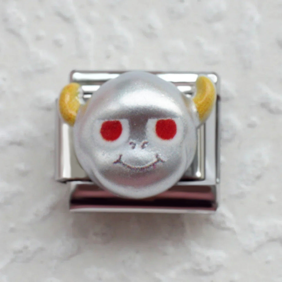 Wholesale 5pcs Italian Charm Bracelet 9mm DIY Splicing Cartoon Cute Stainless Steel Composable Bracelet