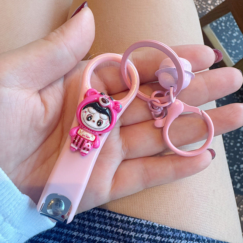 Wholesale Cute Cartoon Nail Clipper Keychains
