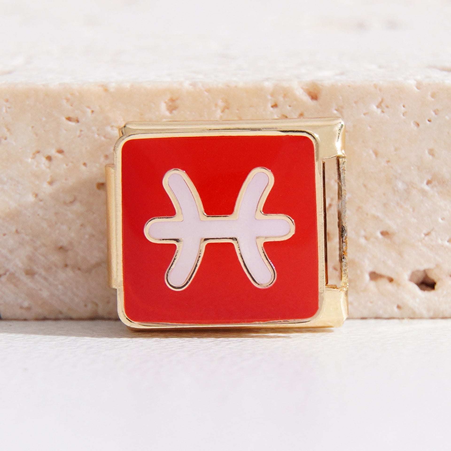 Wholesale Italian Charm Bracelet 9mm DIY Splicing Zodiac Series Stainless Steel Composable Bracelet