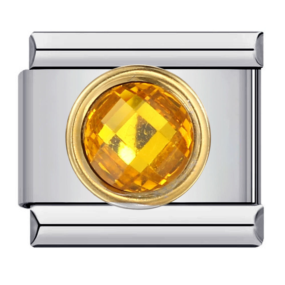 Wholesale Italian Charm Bracelet 9mm DIY Splicing Removable Micro-paved Colored Zirconia Stainless Steel Composable Bracelet