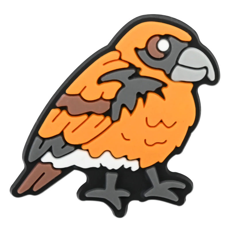 Wholesale Random 100pcs British style clogs    PVC Soft Rubber Shoe Buckle Decoration