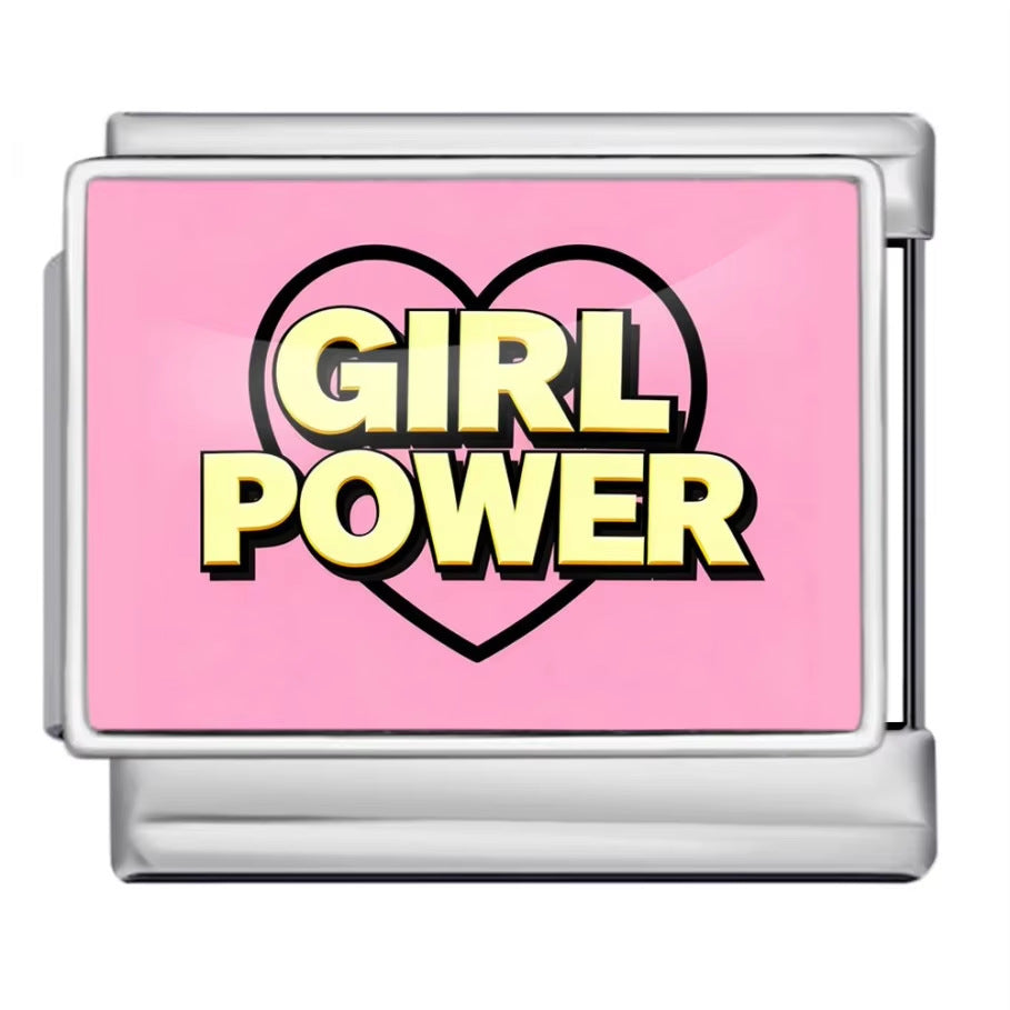 Wholesale italian Charm Bracelet 9mm DIY Colorful English Series Creative Stainless Steel Composable Bracelet