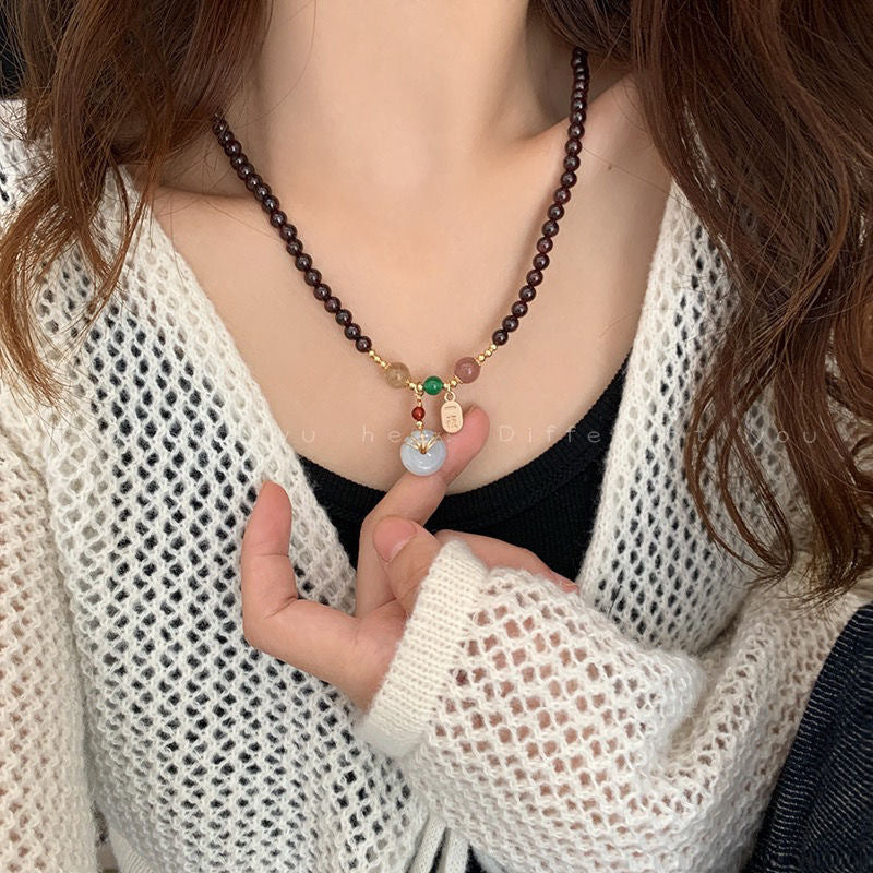 Wholesale Layered Garnet Bead Bracelet Trendy Fashion Accessory for Everyday Wear and Gift Giving