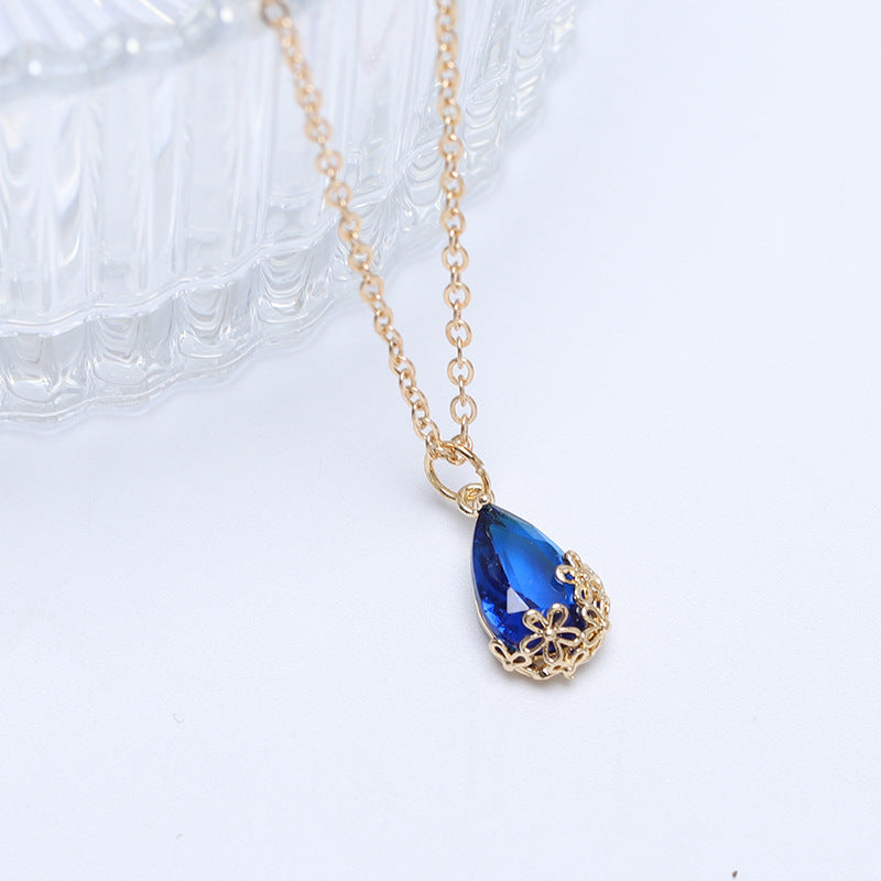 Wholesale Zircon Pendant Necklace Choker Necklace ACC-NE-Hans001