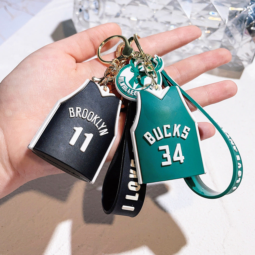 Wholesale Basketball jersey keychain