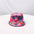 Wholesale Double-sided tie-dyed fisherman hat  3D color printing  hat