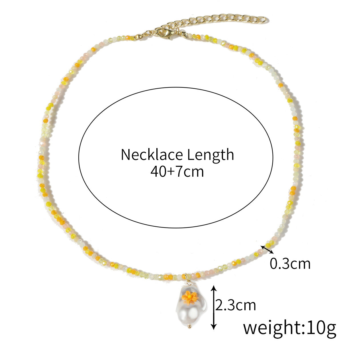 Wholesale Simple Crystal Stainless Steel Necklace ACC-NE-ManYi005