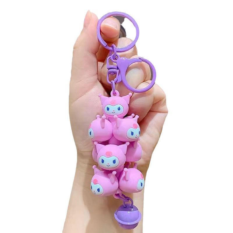 Wholesale Cartoon Pig Tower Cute Pet Monster Stacking Fun Keychain