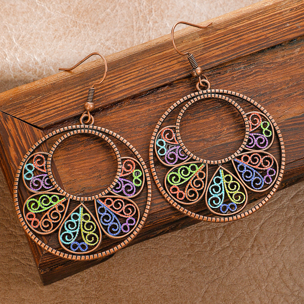 Wholesale Zinc Alloy Maillard Style Earrings Set