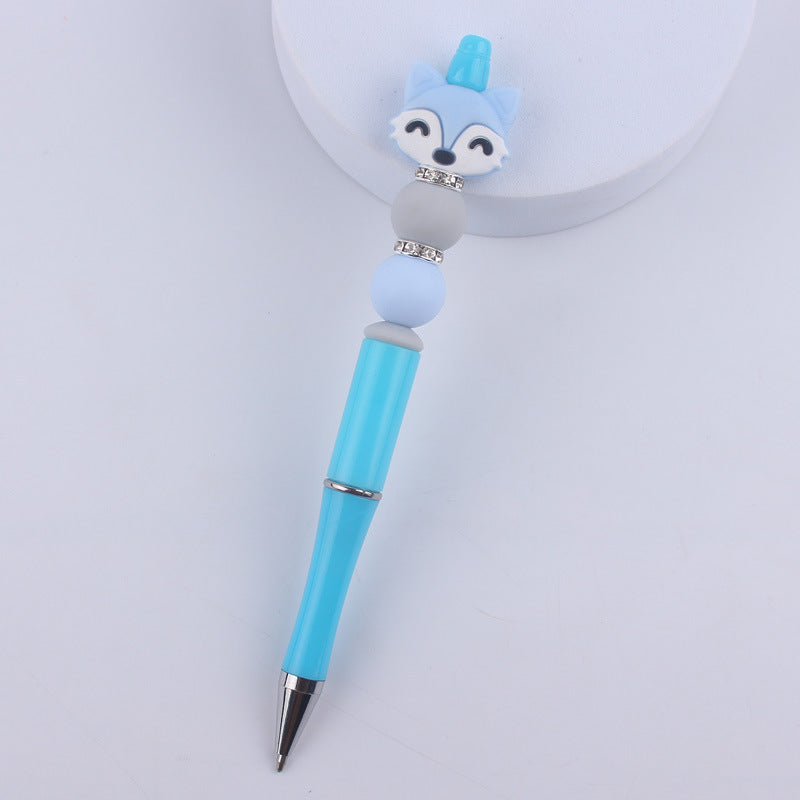Wholesale  creative cartoon animal Kaola elephant silicone beads beaded pen