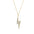 Wholesale S925 Sterling Silver Plated 14K Gold Color Necklace