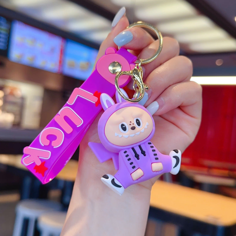 Wholesale Cute cartoon silicone keychain
