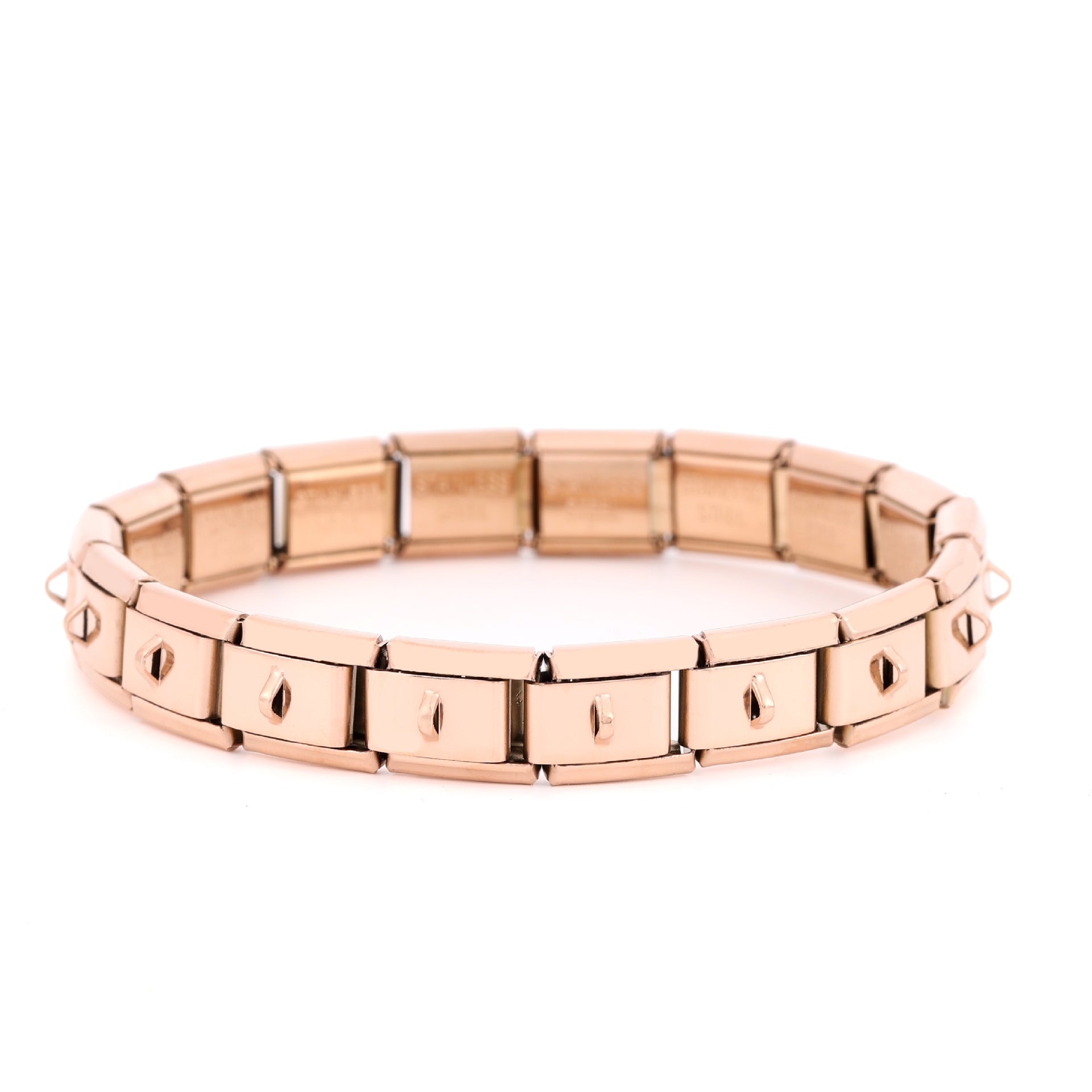 Wholesale Italian Charm Bracelet 9mm DIY Splicing Removable Stainless Steel Black and White Composable Bracelet ACC-BT-XY044