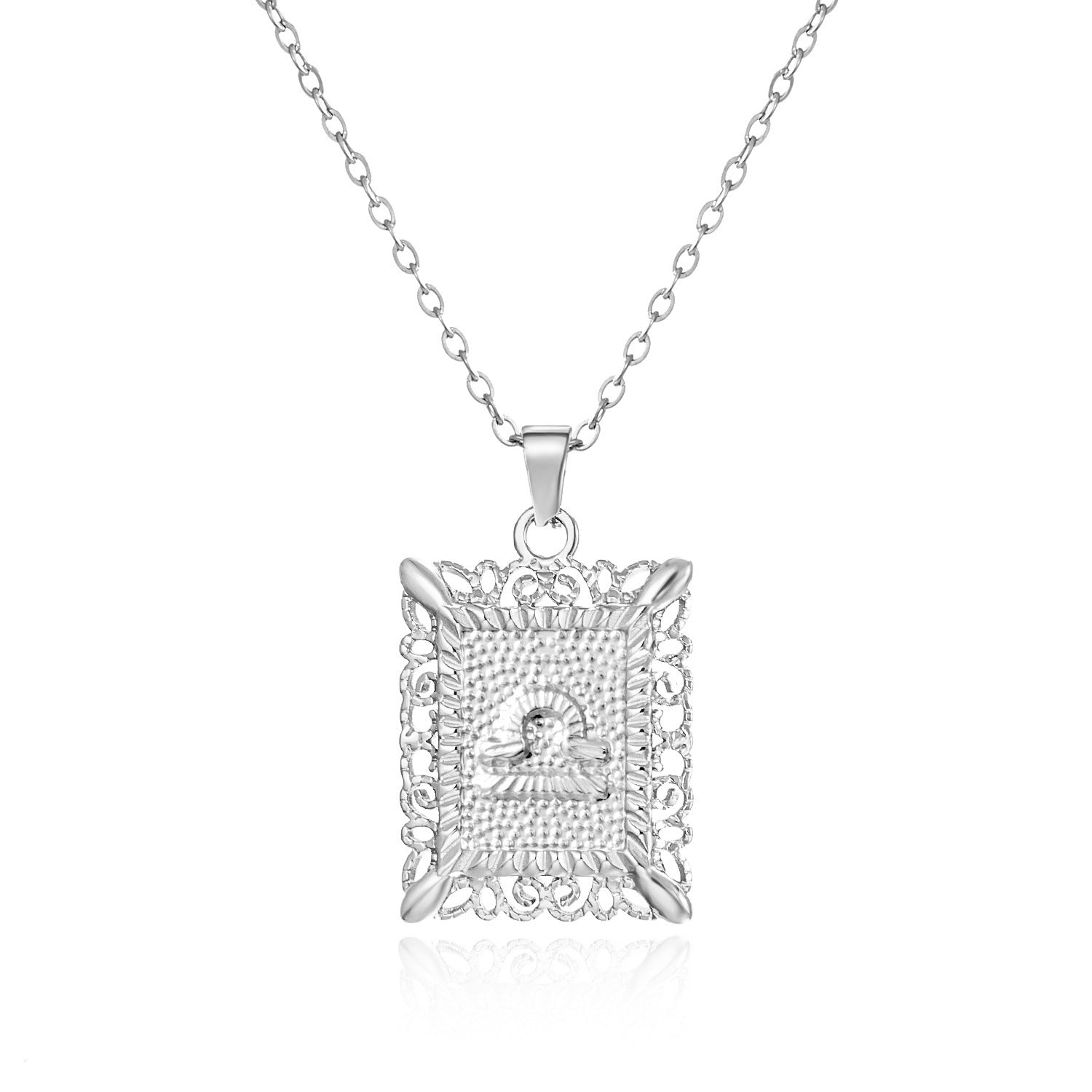 Wholesale Stainless steel twelve constellations necklace