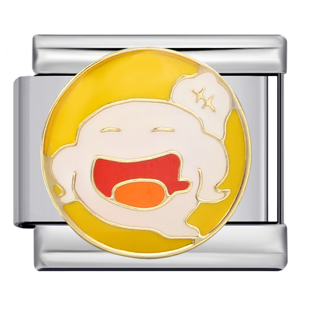 Wholesale Italian Charm Bracelet 9mm DIY Splicing Removable Gothic Halloween Element Stainless Steel Composable Bracelet