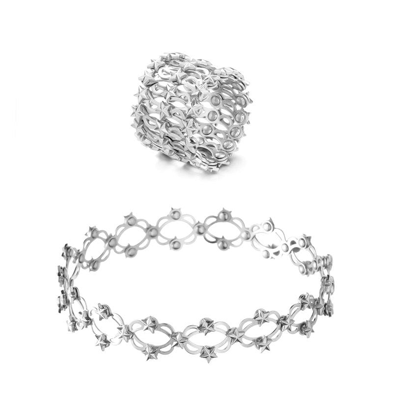 Wholesale creative telescopic ring deformable copper bracelet