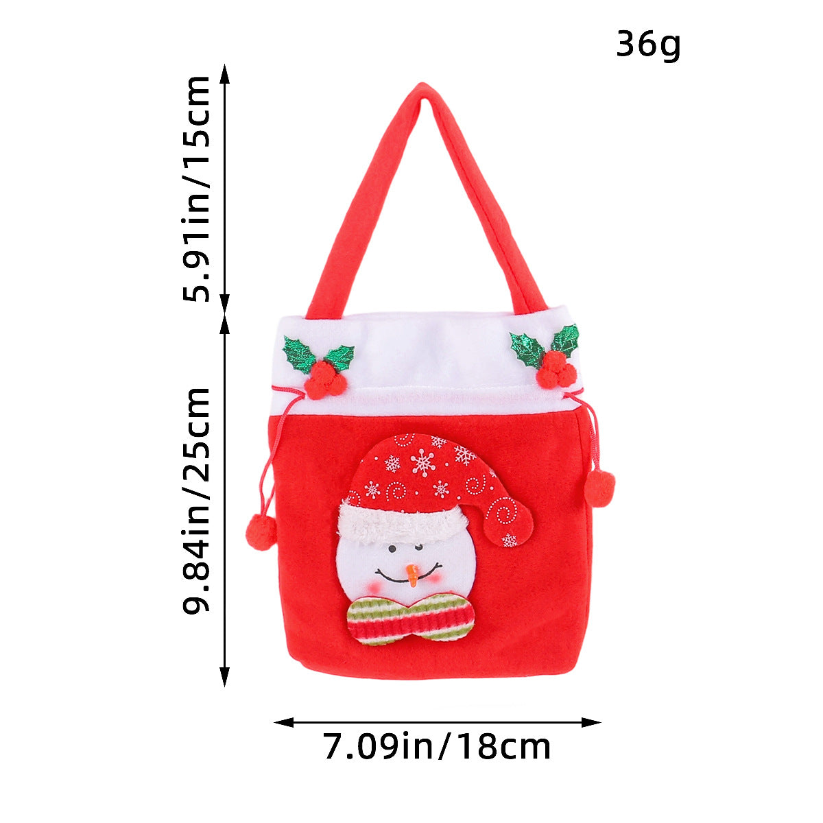 Wholesale Christmas Gift Bag Cute Candy Bag Christmas Decorations