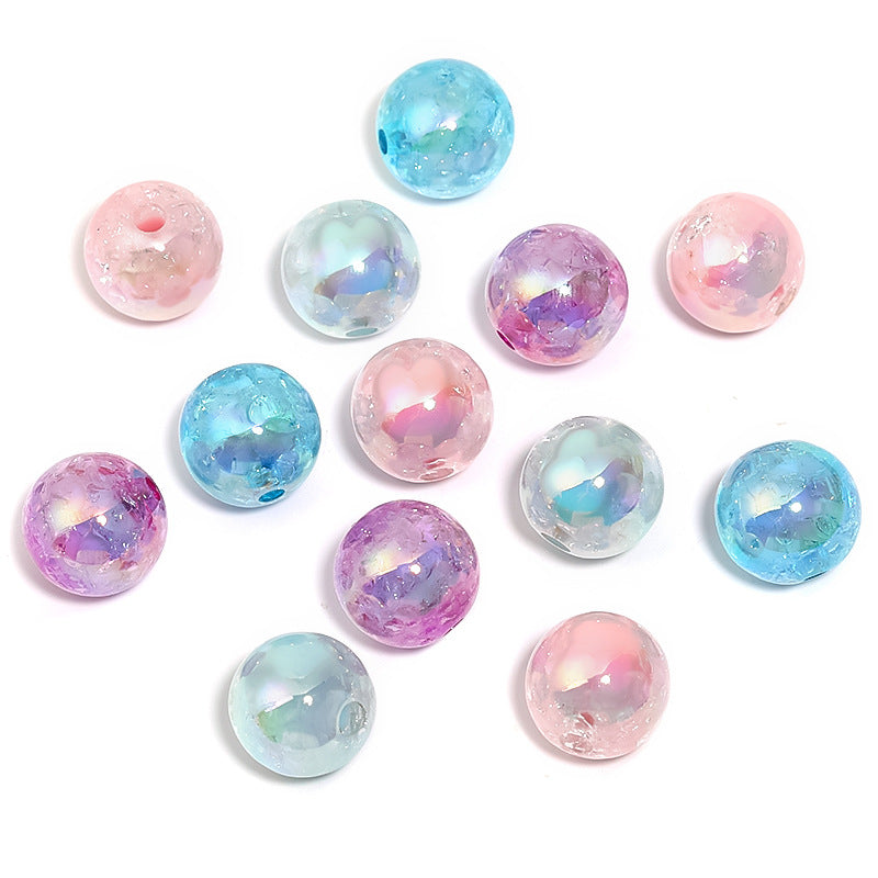 Wholesale 100pcs Acrylic Burst Beads Medium Beads Rabbit Head Crack Beads Diy Bead Accessories ACC-BDS-BLG053