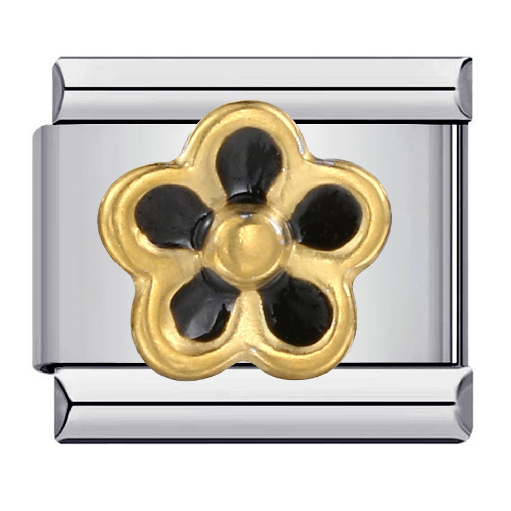 Wholesale Italian Charm Bracelet 9mm DIY Splicing Removable Colorful Smiley Flower Stainless Steel Composable Bracelet