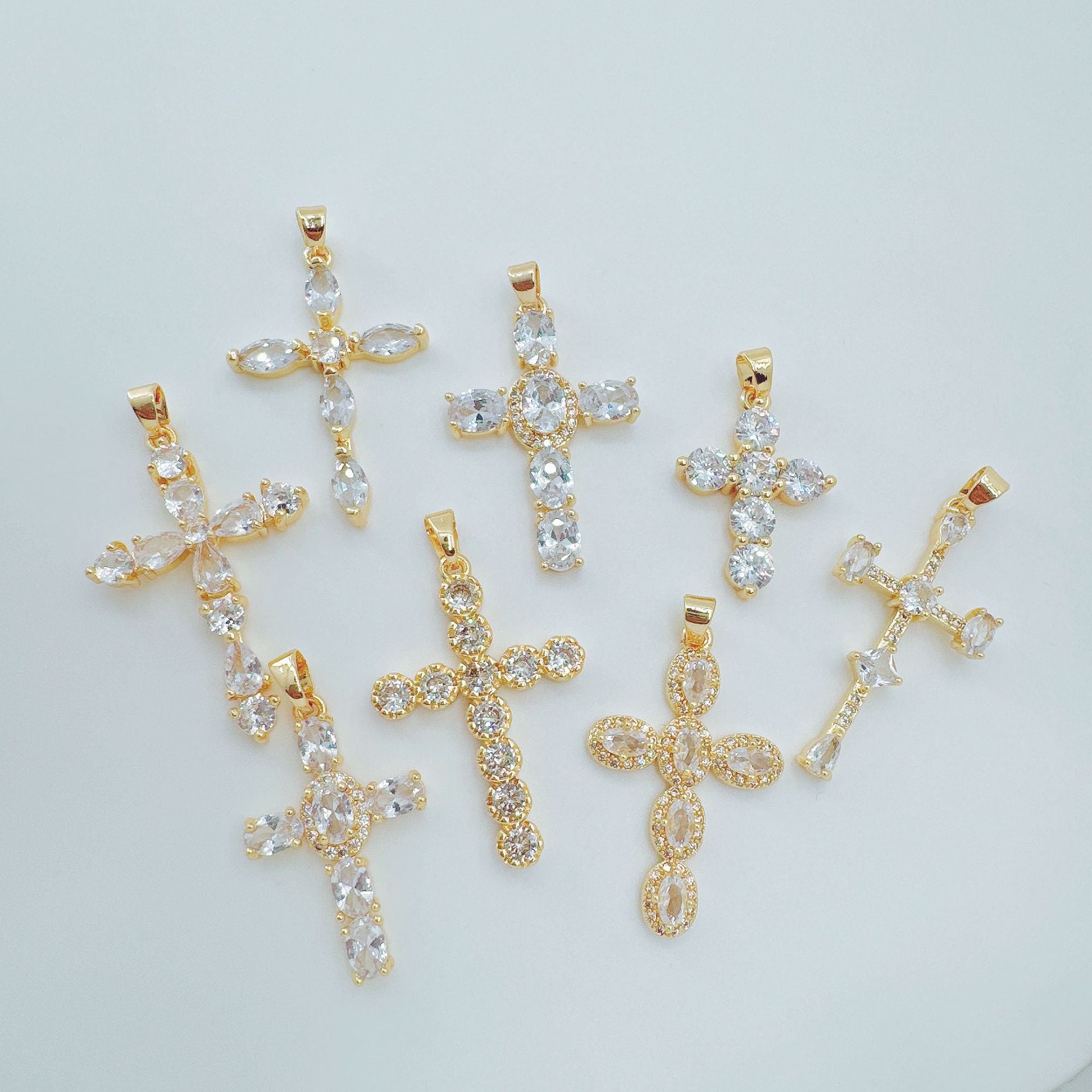 Wholesale European American Style Cross Pendant Necklace