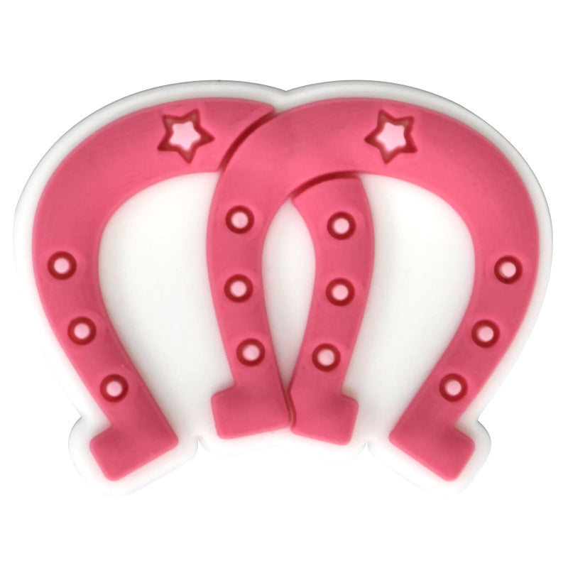 Wholesale 100pcs Random Pink Denim Shoes Accessories Shoes Charms