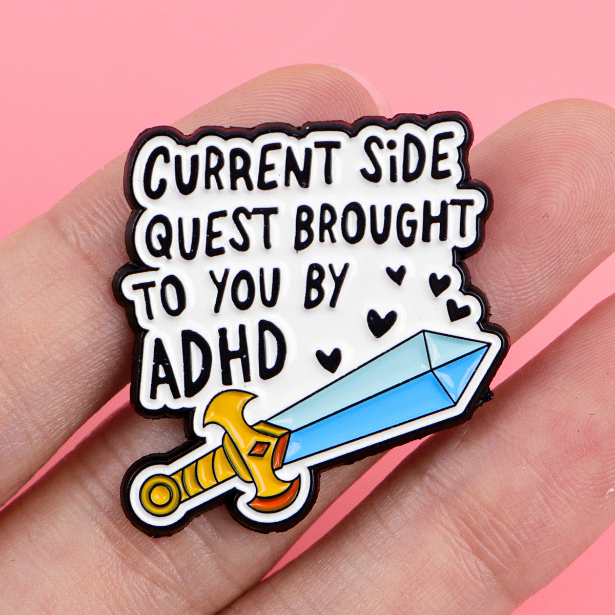 Wholesale Cartoon Quote Brooch