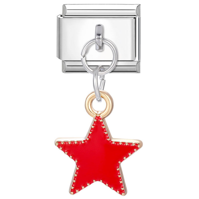 Wholesale Italian Beaded Bracelet 9mm DIY Splicing Removable Stainless Steel Combinable Bracelet