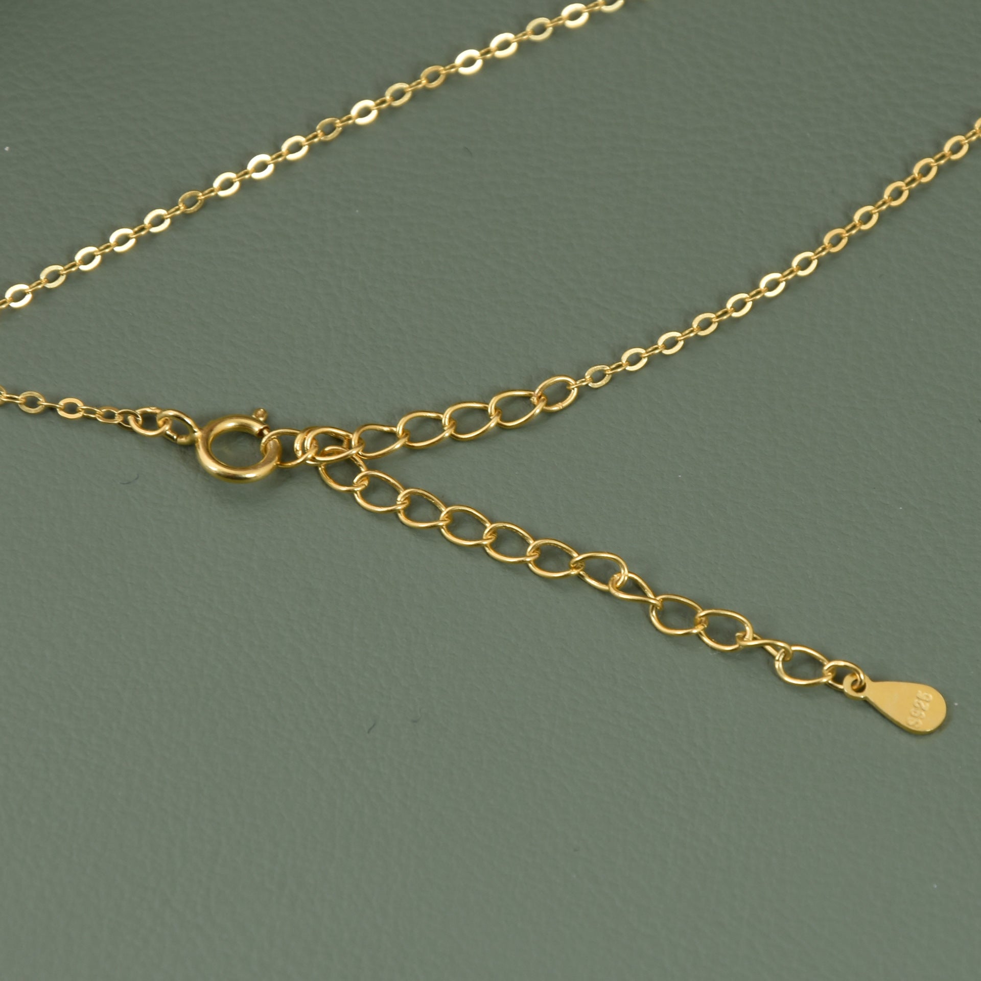 Wholesale 18k gold necklace micro inlaid zircon pearl necklace