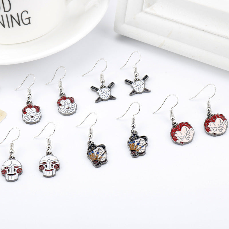 Wholesale Halloween Cartoon Horror Alloy Earrings ACCVIP-ES-HX002