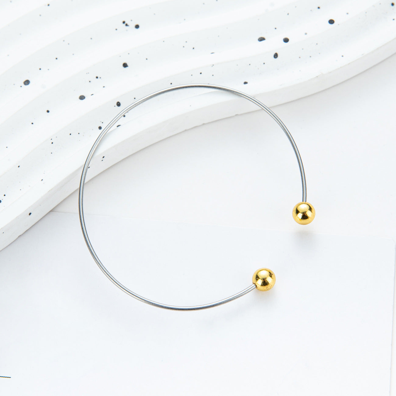 Wholesale Stainless steel Creative DIY Handmade Beaded Bracelet