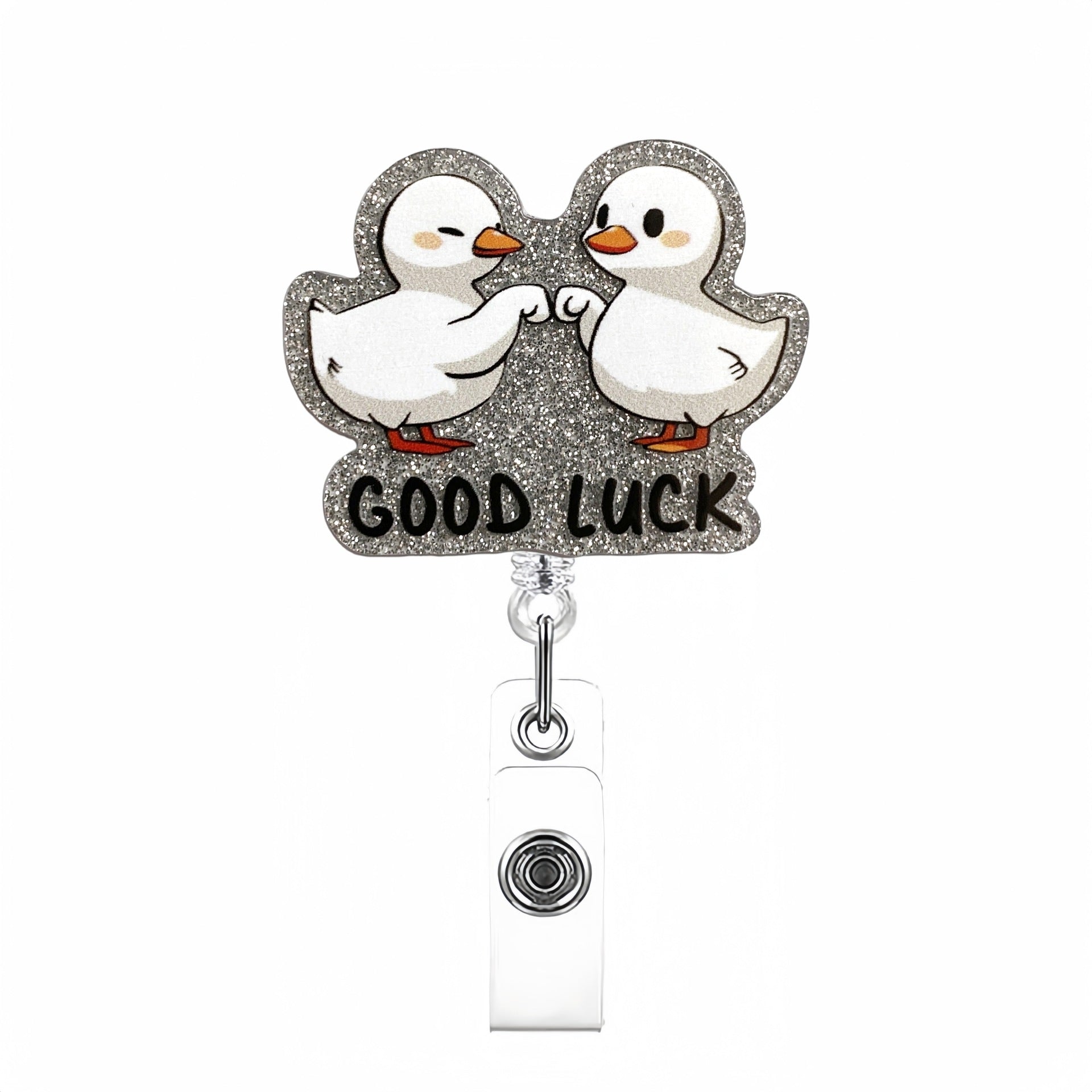 Wholesale Acrylic Fun Zoo Undersea Theme Badge Reel Keychain