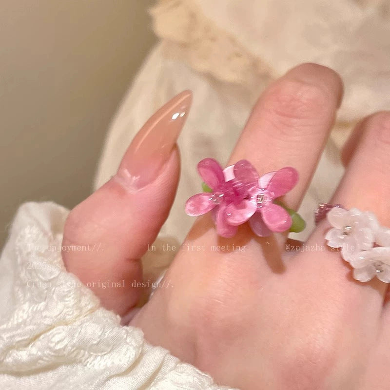 Wholesale Hand-woven Flower Ring