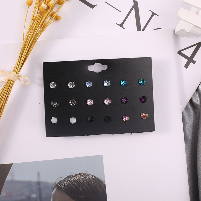 Wholesale Alloy 9 pairs/ set earrings set