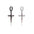 Wholesale Halloween cross thorns rose pendant earrings