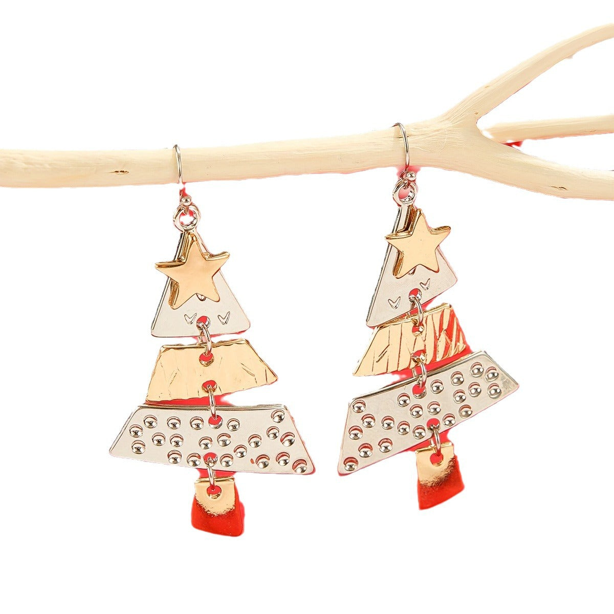 Wholesale Alloy Christmas Tree Long Earrings ACC-ES-XuanMo005