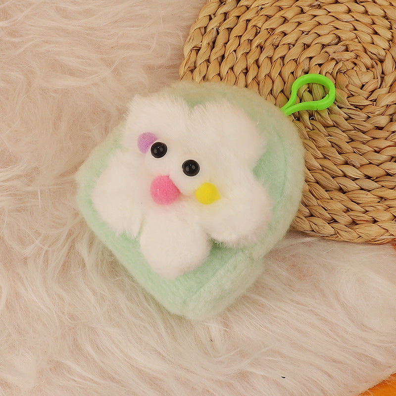 Wholesale Cartoon 3D Plush Mini Coin Purse Keychain Keychain Wallet ACC-KC-HuoFan002