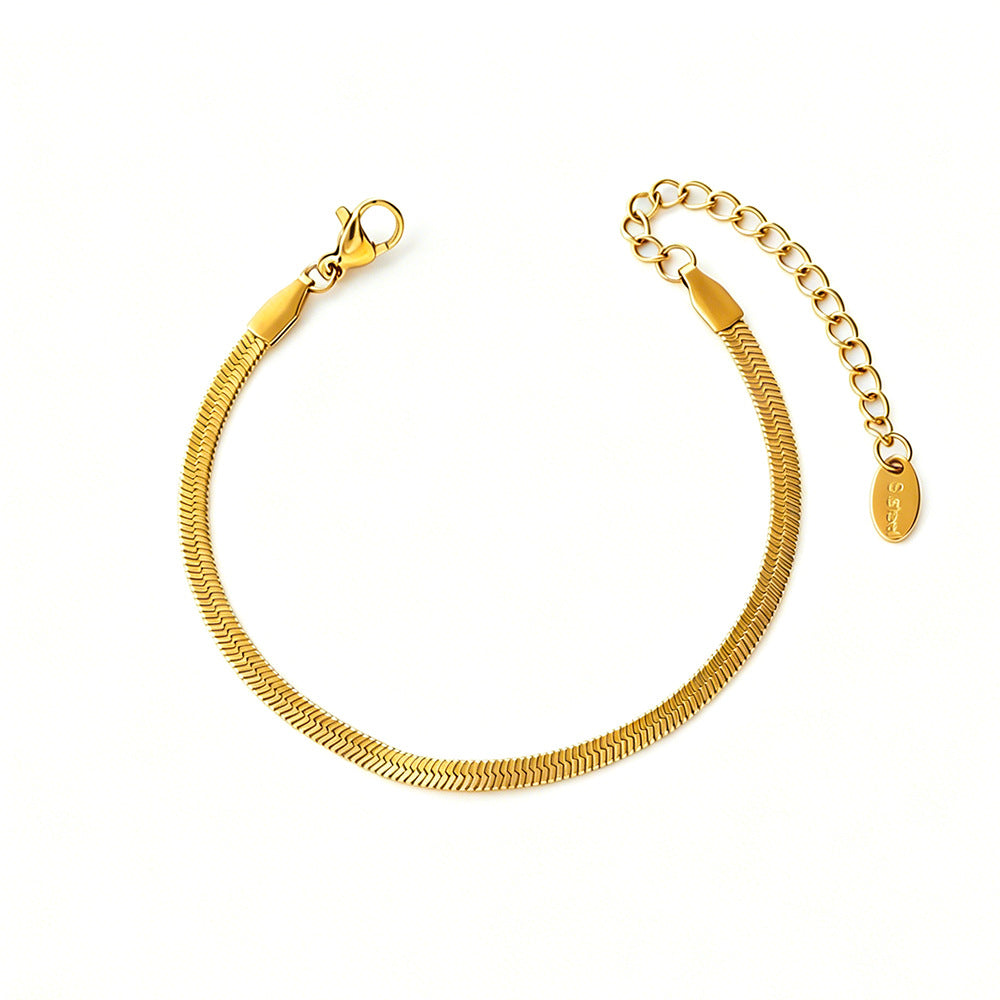 Wholesale Vintage Zodiac Stainless Steel Bracelet 18K Gold Plated Travel Souvenir Jewelry Accessory