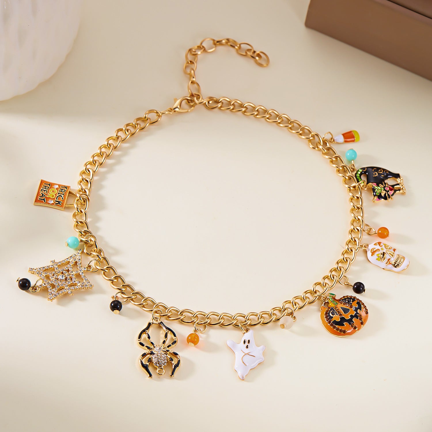 Wholesale Alloy  Bracelet Set with Pumpkin Ghost  Design,  Fashion Jewelry Accessory for Party Gift or Boutique Resale