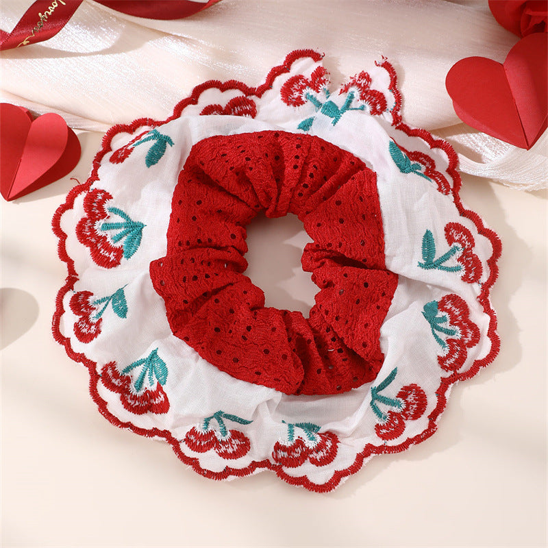 Wholesale Valentine's Day hair tie bear hair tie