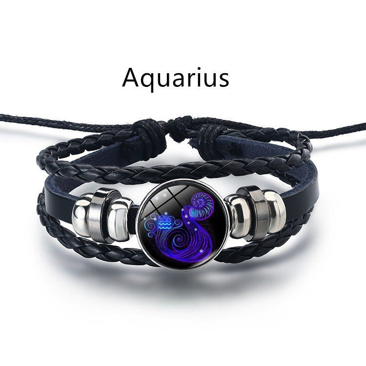 Wholesale Trendy Contion Zodiac Bracelet for Unisex,  Handmade Cortex Jewelry Accessory