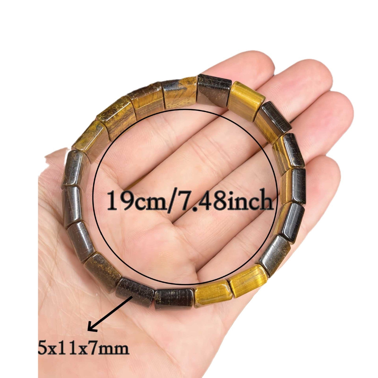 Wholesale Natural Tiger Eye Rose Quartz Indian Agate Bracelet