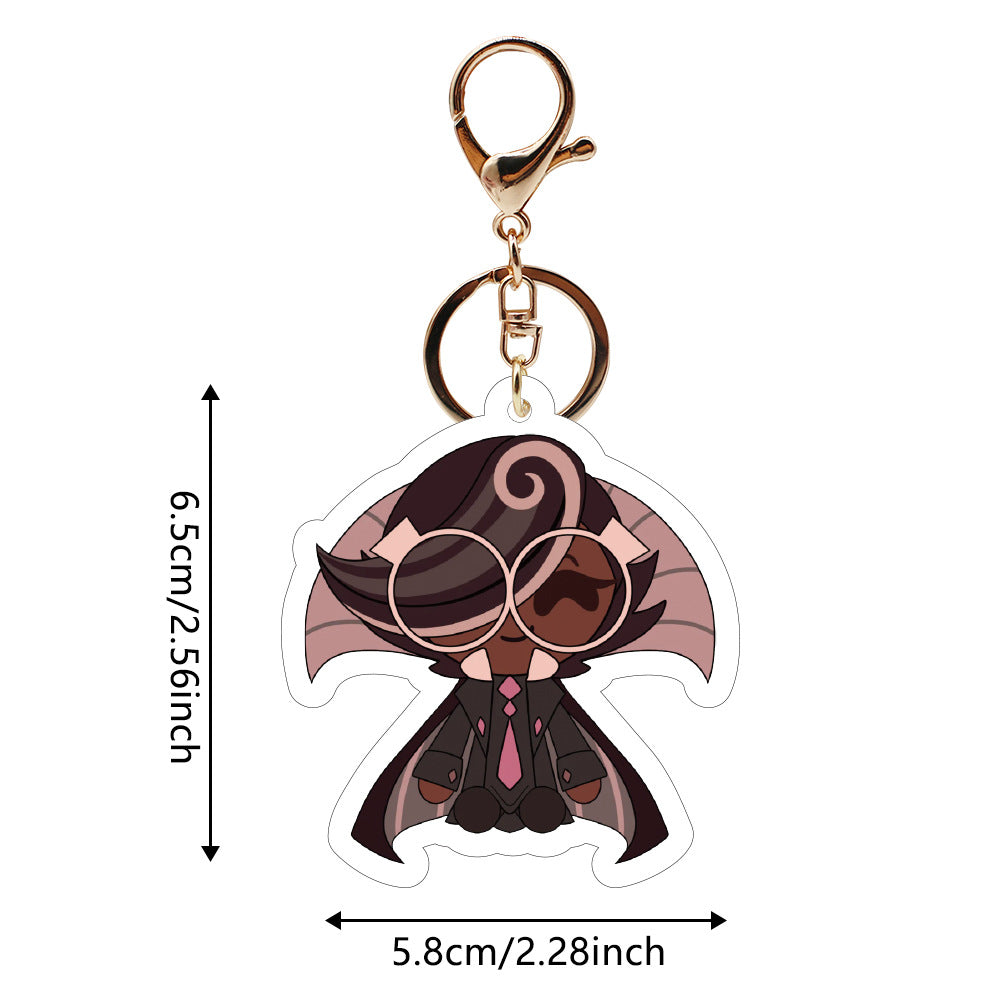 Wholesale  Cookie Acrylic Keychain  ACCVIP