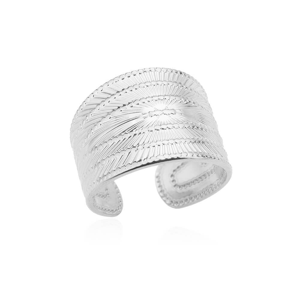 Wholesale  Light Luxury Stainless Steel 18k Gold Plated Ring