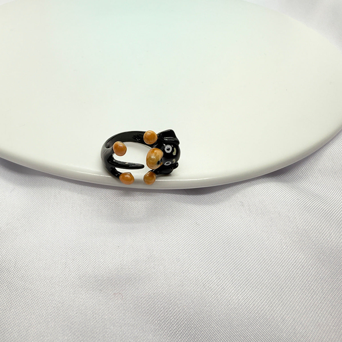 Wholesale Color Cute Ugly Cute Cartoon Puppy Ring