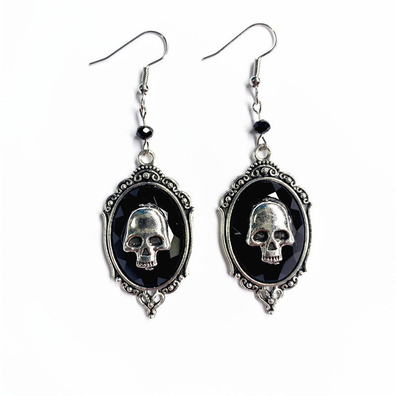 Wholesale  Gothic skull pendant, Gothic skull earrings